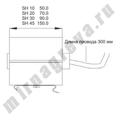 Нагреватели для шкафов автоматики. Модели SH 10, 20, 30, 45